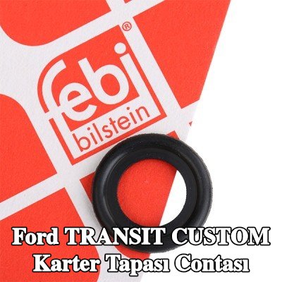FEBI BILSTEIN Karter tapası rondelası NBR (nitril butadien kauçuk), Inner Diameter: 13mm — Ford Transit Custom