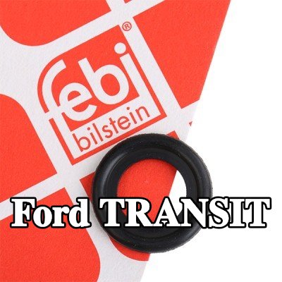 FEBI BILSTEIN حشية سدادة حوض الزيت من مطاط النتريل بوتادين (NBR), Inner Diameter: 13mm — Ford Transit