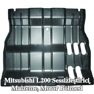 DIEDERICHS Sessizleştirici Malzeme, motor bölmesi Ön — Mitsubishi L200