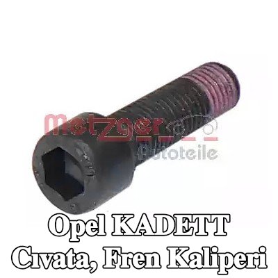 METZGER Cıvata, fren kaliperi — Opel Kadett