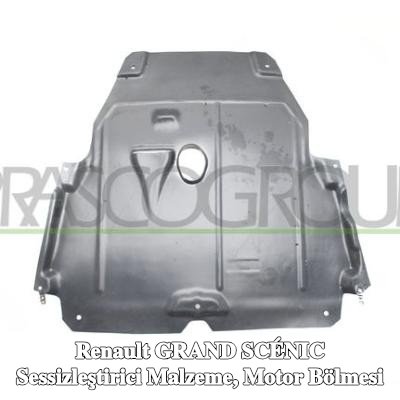 PRASCO Sessizleştirici malzeme, motor bölmesi — Renault Grand Scénic