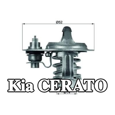 MAHLE ثرموستات 88°C, 52mm, 14mm, مع حشية/مانع تسرب — 2002 Kia Cerato