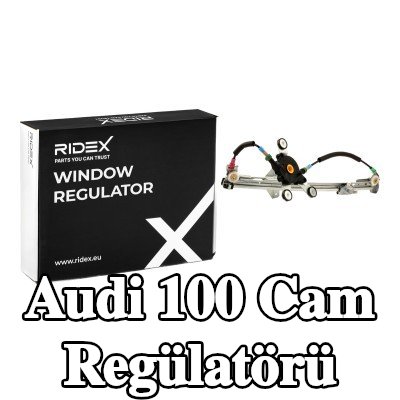 RIDEX Sol ön cam regülatörü, Elektrikli, elektrik motoru olmadan — Audi 100
