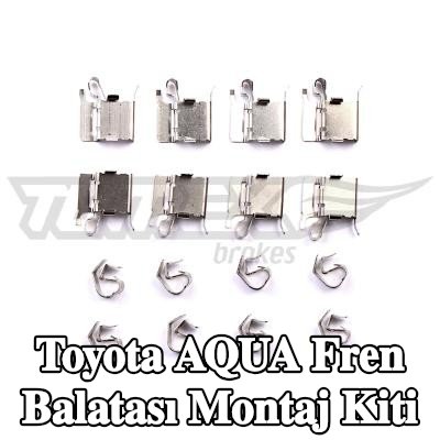 TOMEX brakes Fren balatası montaj kiti Ön Aks — Toyota Aqua