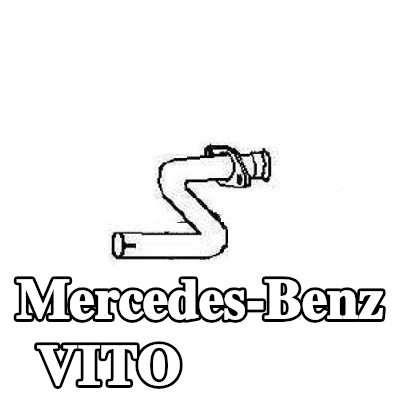 VEGAZ أنبوب العادم — 1997 Mercedes-Benz Vito