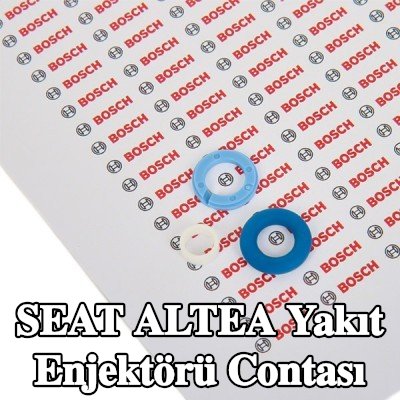 BOSCH Aksesuarları ile birlikte yakıt enjektörü contası — 2004 SEAT Altea