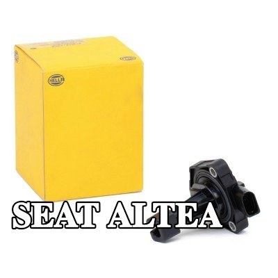 HELLA مستشعر, مستوى زيت المحرك مع حشية/مانع تسرب — SEAT Altea