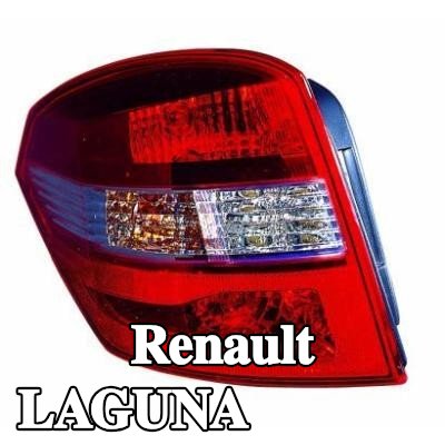 ABAKUS المصباح الخلفي الأيمن, بدون لمبة, بدون حامل لمبة — Renault Laguna