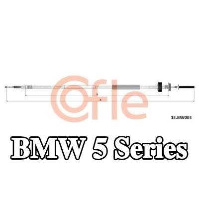 COFLE كابل فرامل اليد 930mm — BMW 5 Series