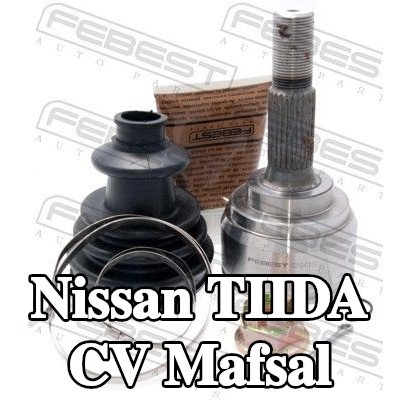 FEBEST CV mafsalı Ön Aks, Tekerlek Tarafı — 2012 Nissan Tiida
