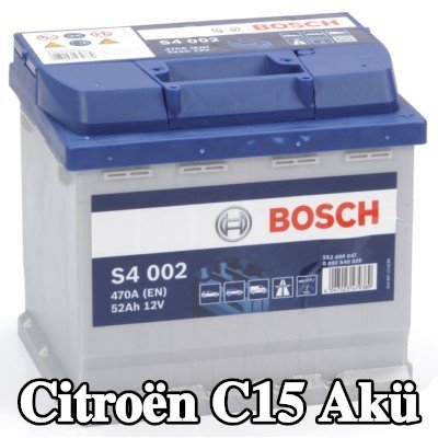 BOSCH Akü S4, 002 — Citroën C15
