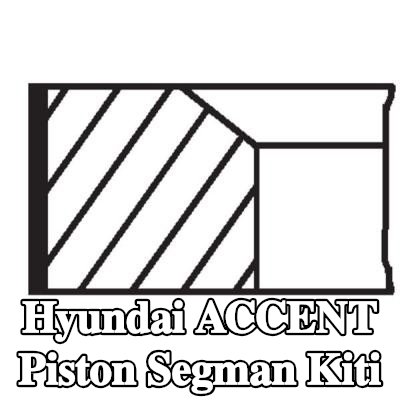 MAHLE Piston Segman Kiti — 2008 Hyundai Accent