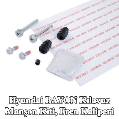 QUICK BRAKE Kılavuz manşon kiti, fren kaliperi — Hyundai Bayon