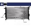 MAHLE Vidalı motor radyatörü — Opel Calibra (1)