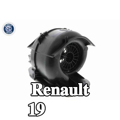 VEMO محرك منفاخ Q+, جودة الشركة المصنعة للمعدات الأصلية, 12V — Renault 19