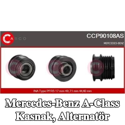 CASCO Kasnak, alternatör — 1998 Mercedes-Benz A-Class