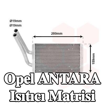 VAN WEZEL Isıtıcı matrisi — Opel Antara