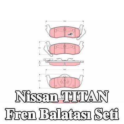 TRW COTEC fren balatası seti, 18mm — Nissan Titan