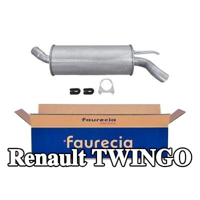 HELLA كاتم الصوت الخلفي الخلفي, مع قطع التركيب — 2000 Renault Twingo