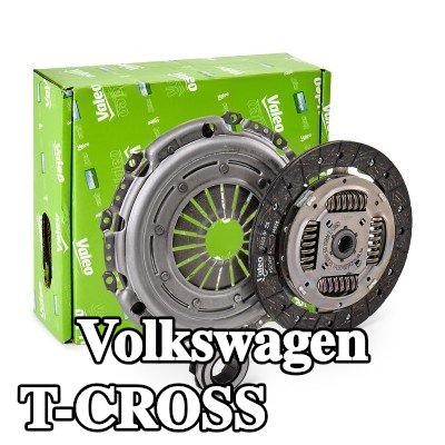 VALEO مجموعة القابض KIT3P مع قابض عالي الكفاءة, مع محمل تحرير القابض — Volkswagen T-cross