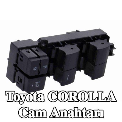 VEMO Sürücü tarafı cam anahtarı, Ön — Toyota Corolla