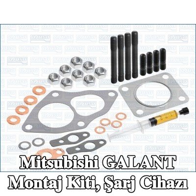 AJUSA Montaj Kiti, conta/sızdırmazlık elemanları ile şarj cihazı — 1990 Mitsubishi Galant