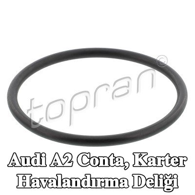 TOPRAN Conta, karter havalandırması Motor Bloğu, Yan Montaj, silindir bloğundan yağ ayırıcısına — Audi A2