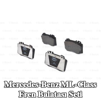 BOSCH Fren balatası seti 16, 9mm, gıcırtı önleyici plaka ile — 2000 Mercedes-Benz ML-Class