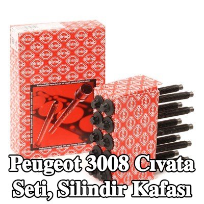 ELRING Cıvata Kiti, silindir kafası M11x1, 5x147 — Peugeot 3008