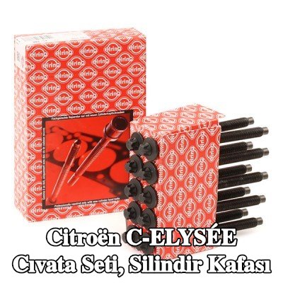 ELRING Cıvata Kiti, silindir kafası M11x1, 5x147 — Citroën C-elysée