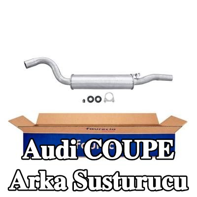 HELLA Arka susturucu Arka, montaj parçaları ile — Audi Coupe