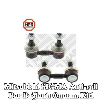 MAPCO Ön aks her iki taraf anti-roll bar bağlantısı tamir kiti — Mitsubishi Sigma