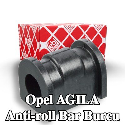 FEBI BILSTEIN Ön aks stabilizatör çubuğu burcu, 22mm, Kauçuk — 2000 Opel Agila