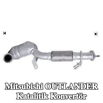 VEGAZ Sabitleme/montaj malzemesi dahil katalitik konvertör — Mitsubishi Outlander