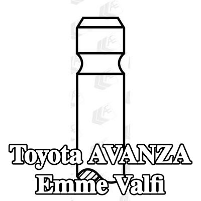 AE Emme valfi Sertleştirilmiş valf sapı ucu — Toyota Avanza