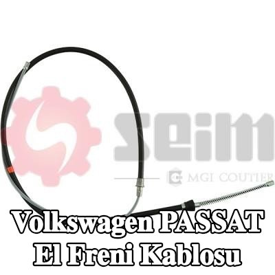 SEIM El freni kablosu Sol Arka, Sağ Arka, 1184mm — 2012 Volkswagen Passat