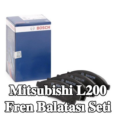 BOSCH Fren balatası seti 15, 75mm, gıcırtı önleyici plaka ile, montaj kılavuzu ile — Mitsubishi L200