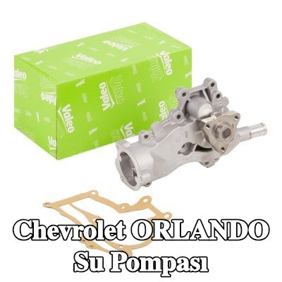 VALEO Kapaksız su pompası, conta/sızdırmazlık elemanları ile — Chevrolet Orlando