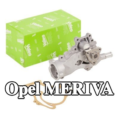 VALEO مضخة مياه بدون غطاء, مع حشيات/مانعات تسرب — Opel Meriva