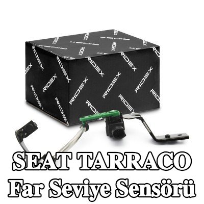 RIDEX Far seviye sensörü Ön Aks Sol, tutuculu, bağlantı çubuğu ile — SEAT Tarraco