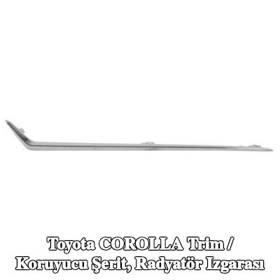 BLIC Trim / Koruyucu Şerit, radyatör ızgarası — Toyota Corolla
