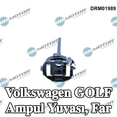 DR.MOTOR AUTOMOTIVE Ampul yuvası, far — Volkswagen Golf