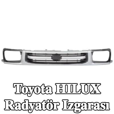 BLIC Radyatör ızgarası, krom, koyu gri — 2000 Toyota Hilux