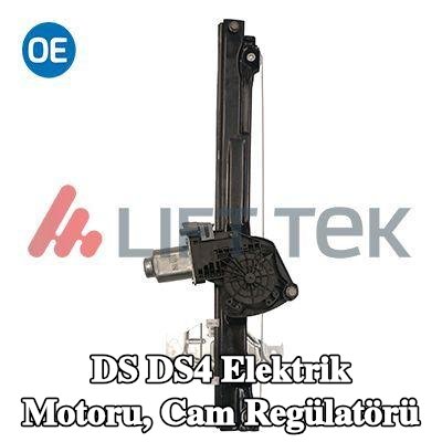 LIFT-TEK Elektrik motoru, cam regülatörü Sol Ön, 12V, elektrik motorlu — DS Ds4