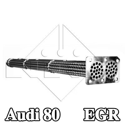 NRF مبرد EGR مع أجزاء التثبيت — 1990 Audi 80