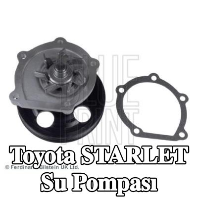 BLUE PRINT Su pompası Kayış Kasnağı preslenmiş, contalı/sızdırmaz — 1990 Toyota Starlet