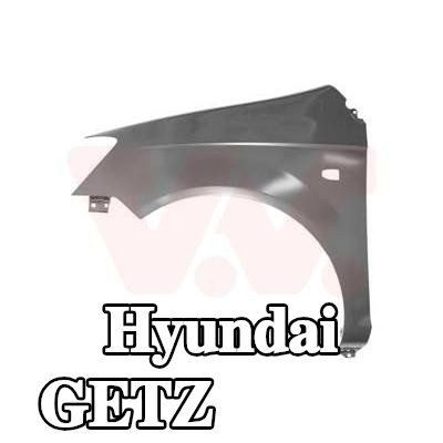 VAN WEZEL رفرف الجناح الأمامي الأيمن — 2002 Hyundai Getz