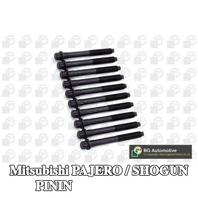 BGA مجموعة البراغي, رأس الأسطوانة M11 — Mitsubishi Pajero / Shogun Pinin