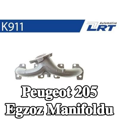 LRT Montaj parçaları ile egzoz manifoldu — Peugeot 205