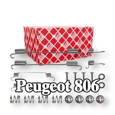 FEBI BILSTEIN طقم تركيب حذاء الفرامل للمحور الخلفي — 2000 Peugeot 806